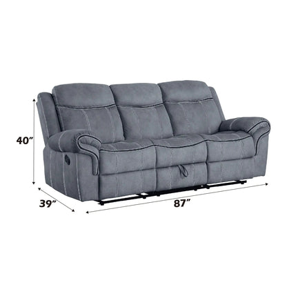 Zubaida Two Tone Three Piece Recliner Set