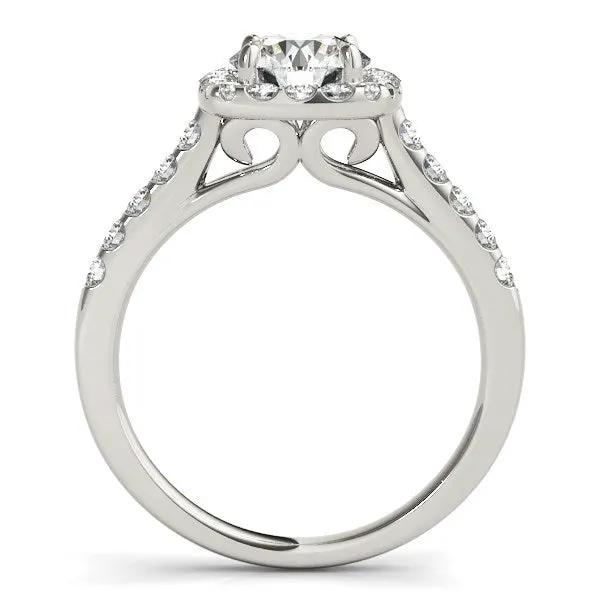 Square shape halo diamond engagement ring in 14k white gold, 1 1/2 cttw, Bids.com on Tampa Home & Garden Store