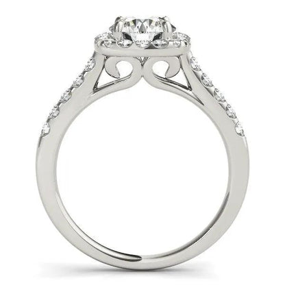 Square shape halo diamond engagement ring in 14k white gold, 1 1/2 cttw, Bids.com on Tampa Home & Garden Store