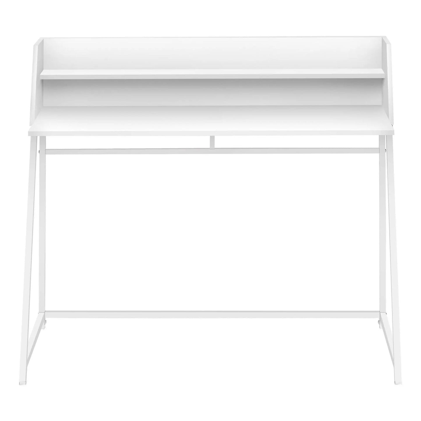 Marble Look Computer Desk for Home Office