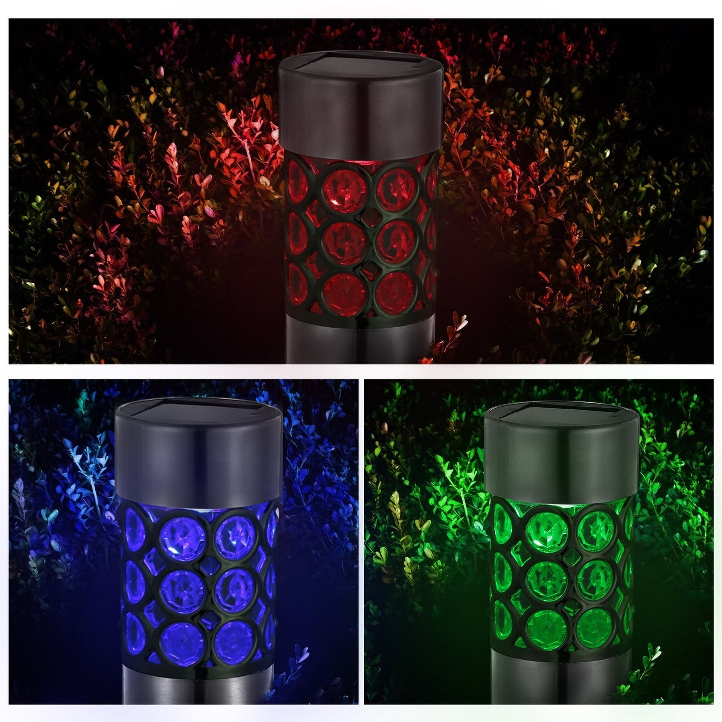 Solarek 6-pack outdoor solar light RGB garden lamp IP44 waterproof in black housing with red LEDs on Tampa Home & Garden Store
Solarek 6-pack outdoor solar light RGB garden lamp blue glow IP44 waterproof on Tampa Home & Garden Store
Solarek 6-pack outdoor solar light RGB garden lamp green glow IP44 waterproof on Tampa Home & Garden Store