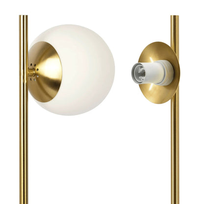 Ethereal Modern Small Table Lamp With Globe Shade