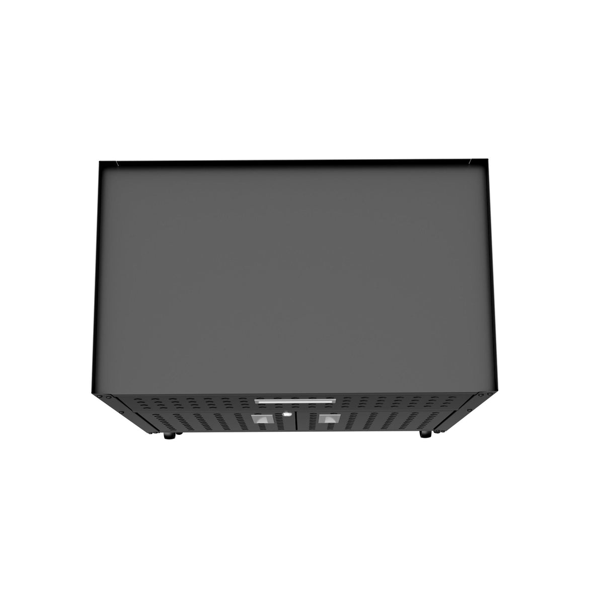 Mobile garage cabinet with locking system in dark gray, vented base, storage cabinet on Tampa Home & Garden Store