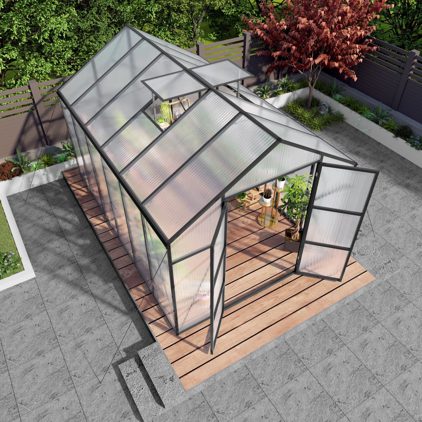 Windproof and All Season Garden Greenhouse