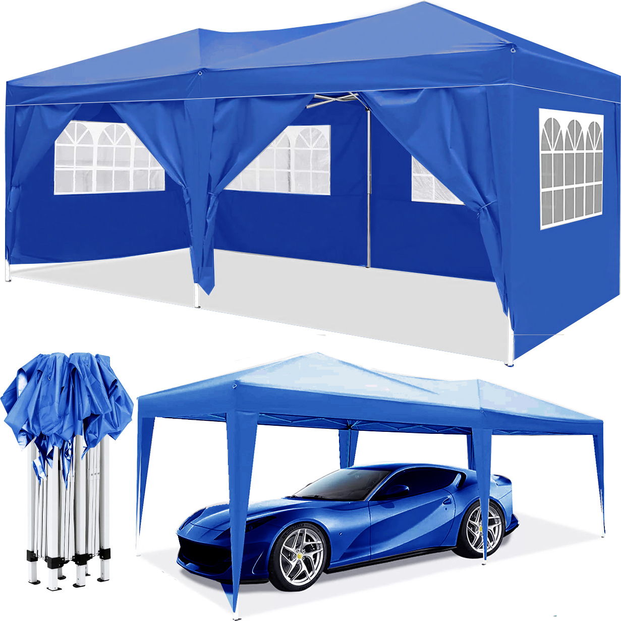 10x20 Ez Pop Up Canopy for Outdoor Parties
