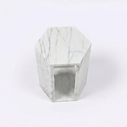 Hexagon Side Table in Modern Minimalist Style