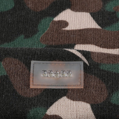 GemGear 5-LED knitted beanie headlamp panel on camouflage knit hat on Tampa Home & Garden Store