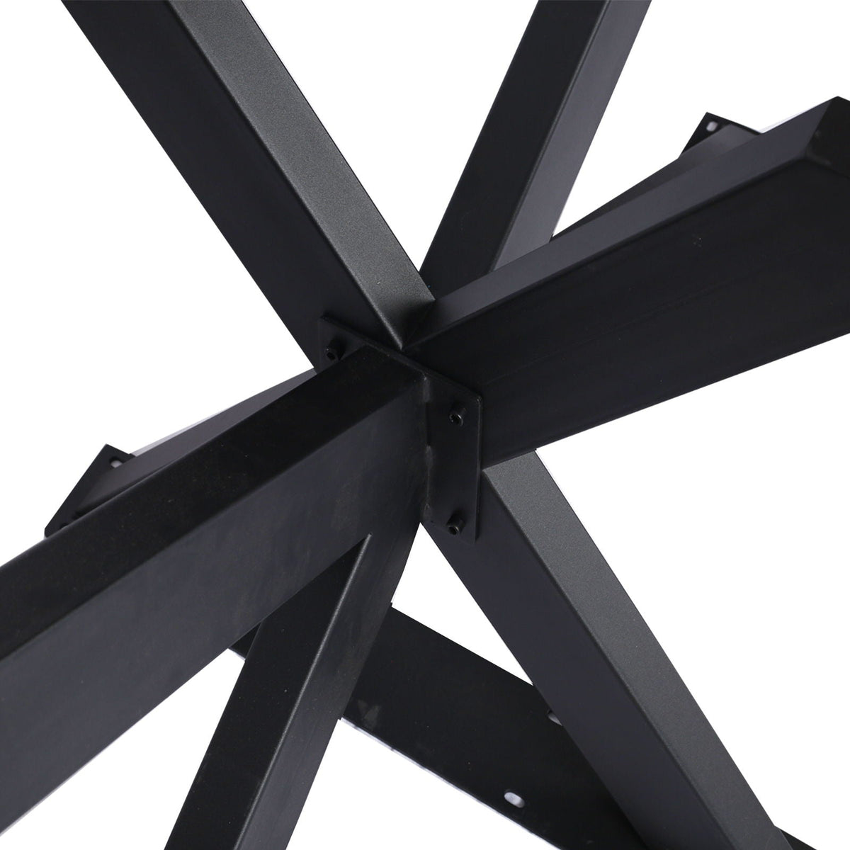 Steel table base with spider legs in black finish by HouseOfZazla on Tampa Home & Garden Store