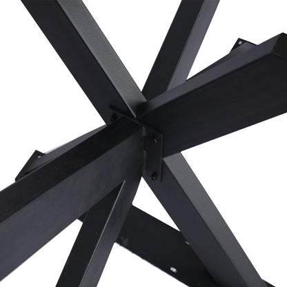 Steel table base with spider legs in black finish by HouseOfZazla on Tampa Home & Garden Store