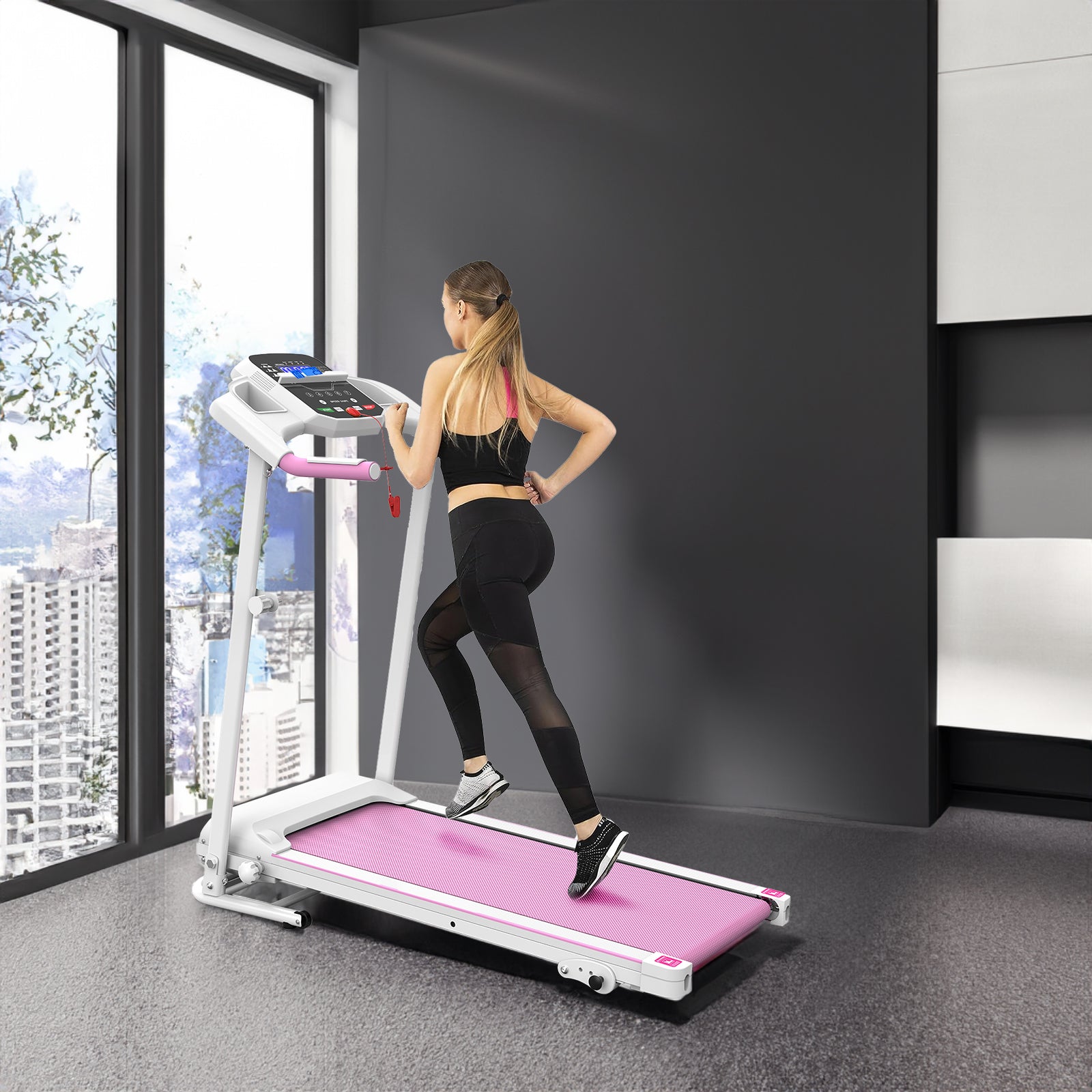 Foldable Treadmill 2.5HP Electric Folding Treadmill Running Walking Machine for Home Gym, Max 265 LBS Weight Capacity - Tampa Home & Garden Store