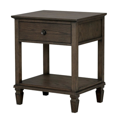 Victoria Bedside Table With Drawer and Shelf