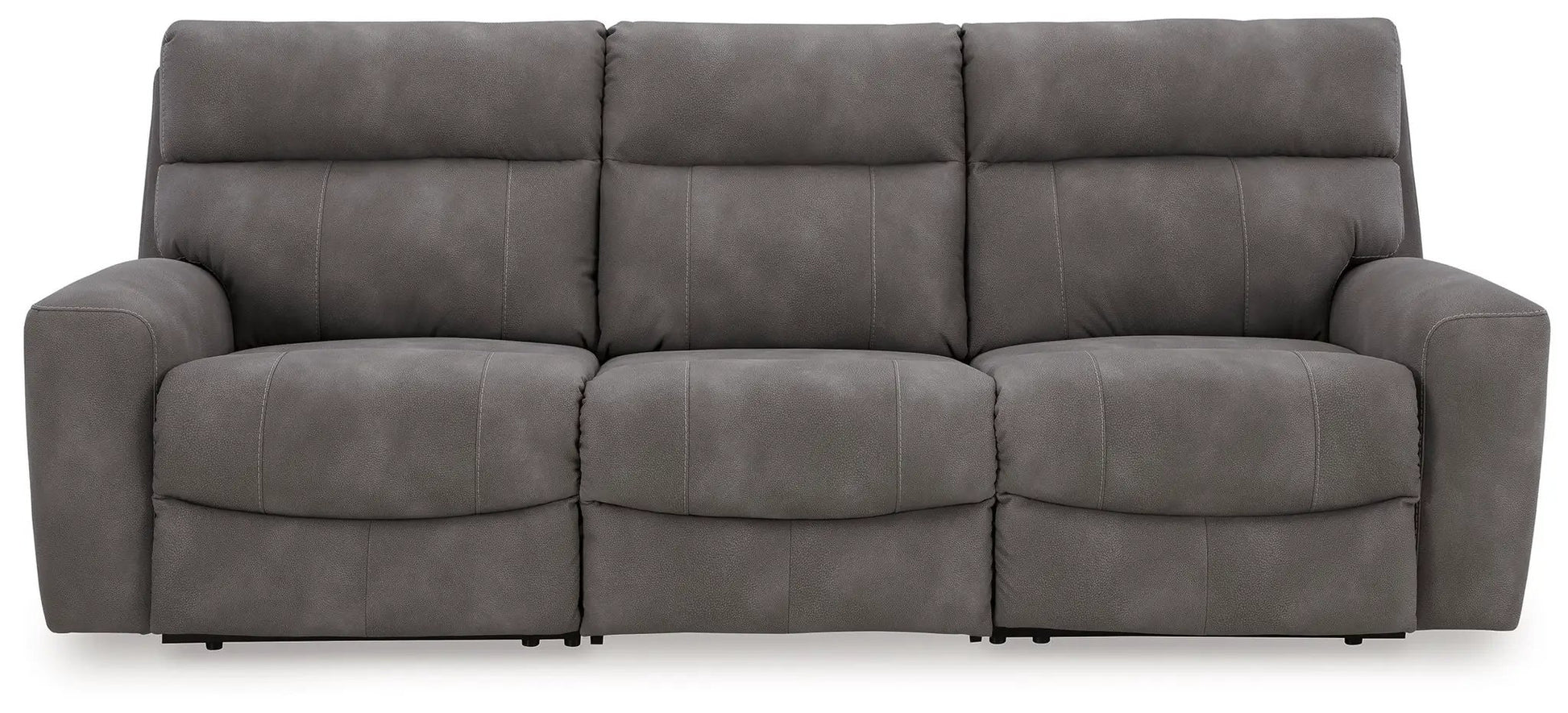 Next-Gen Durapella reclining sectional by Unique Piece Furniture, gray 3-seat sofa on Tampa Home & Garden Store