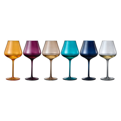 the Stagioni Autumn Stemmed Wine Glasses Set