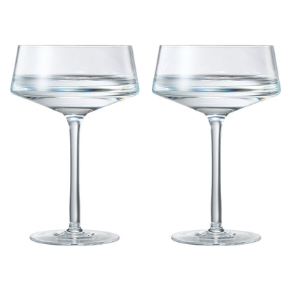 Set of Two Spritz Martini Cocktail Glasses