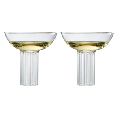Rialto Champagne Coupe and Cocktail Set of 2