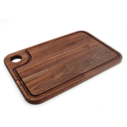Thumb-Hole Cutting Board dark walnut wood by Refine Kitchenware on Tampa Home & Garden Store