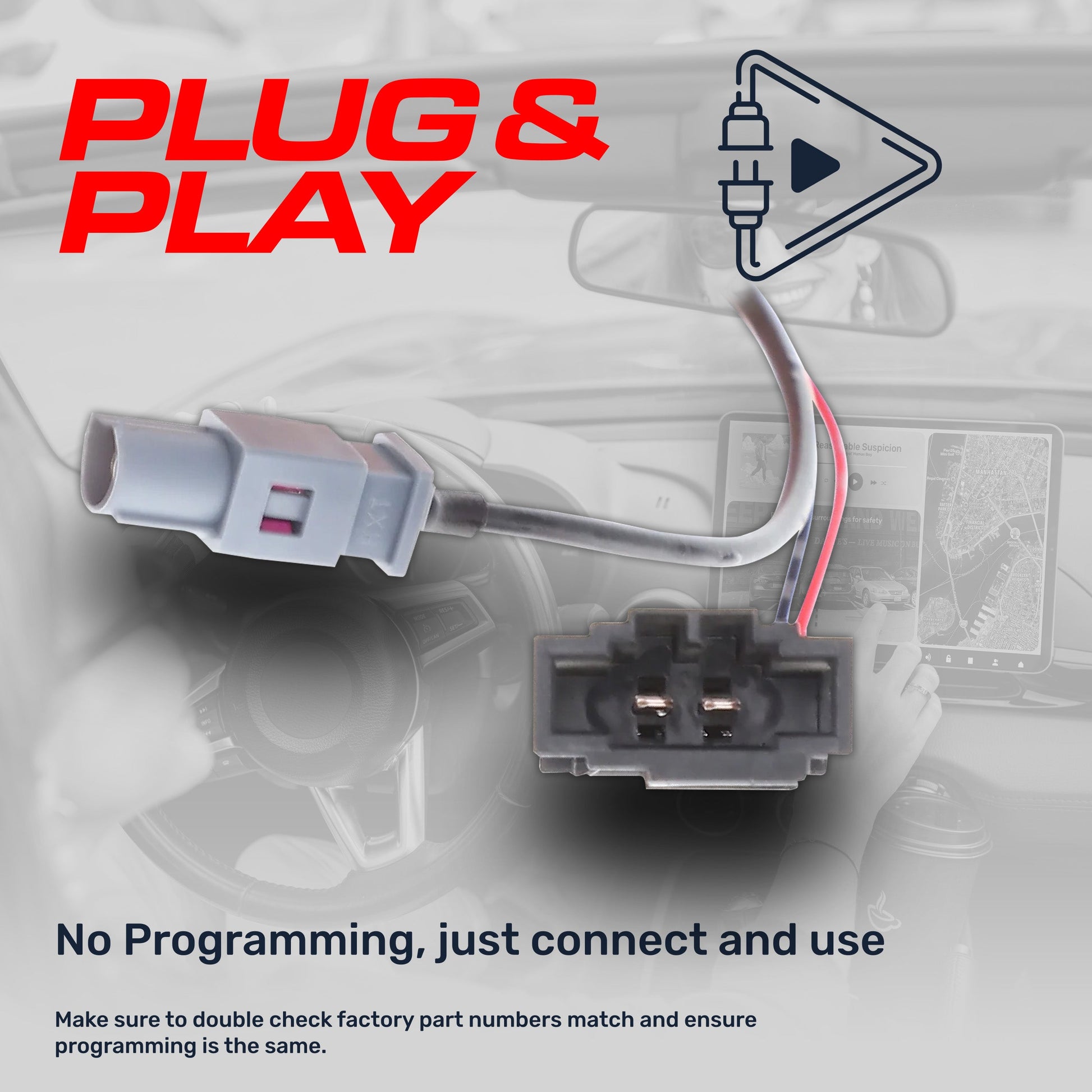 Master Tailgaters OEM backup camera plug-and-play harness for Audi A4/S4, A5/S5, Q5/SQ5 on Tampa Home & Garden Store