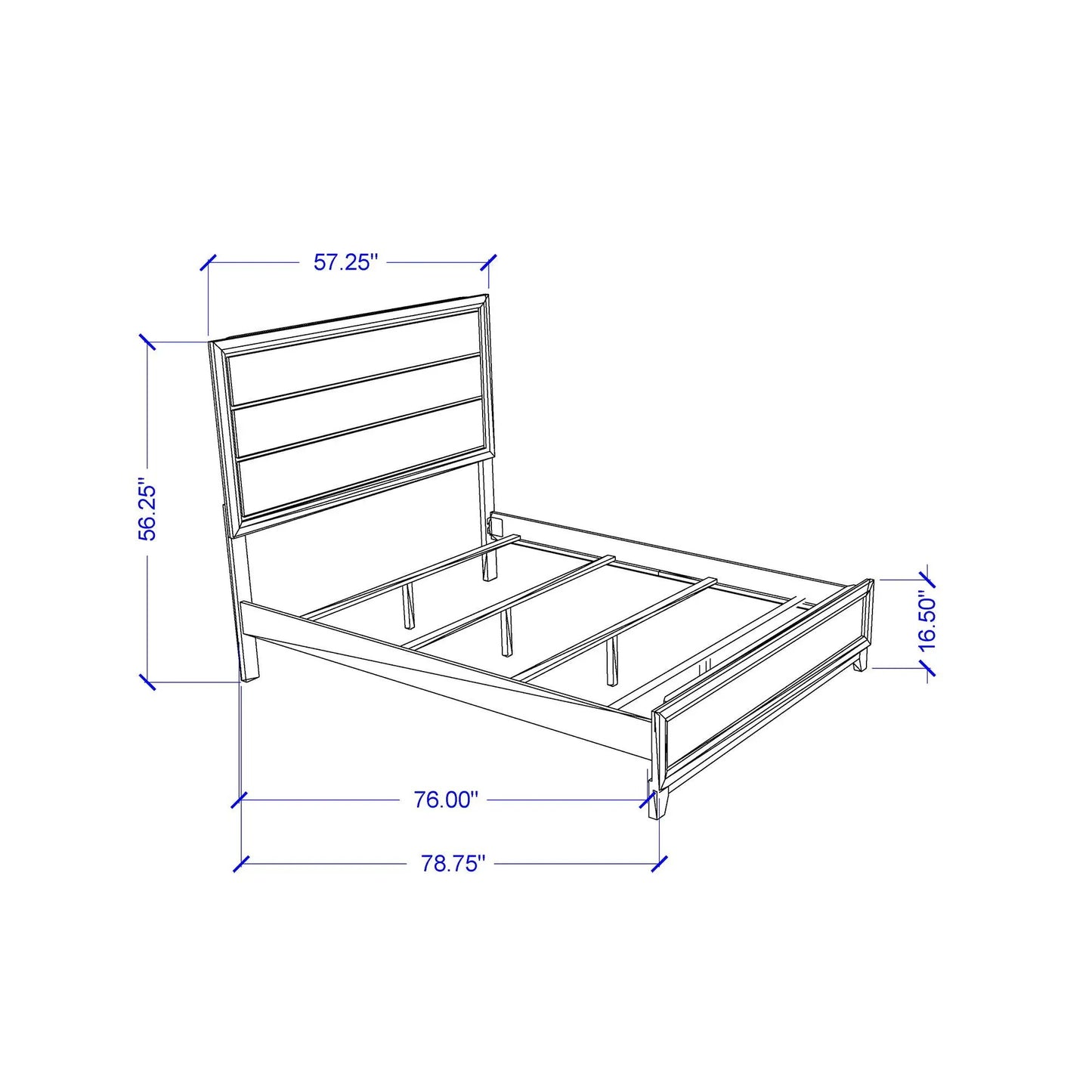 Mirage 5 Piece Bedroom Set In Durable Rubber Wood