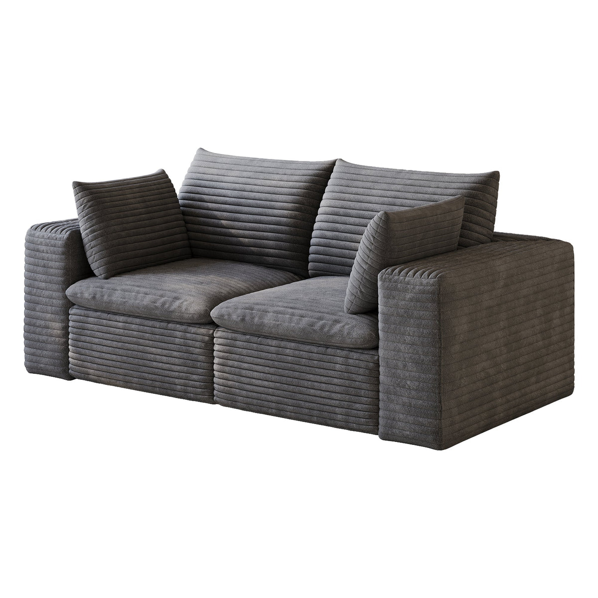 Cloud Sofa in Corduroy and Modular Fabric