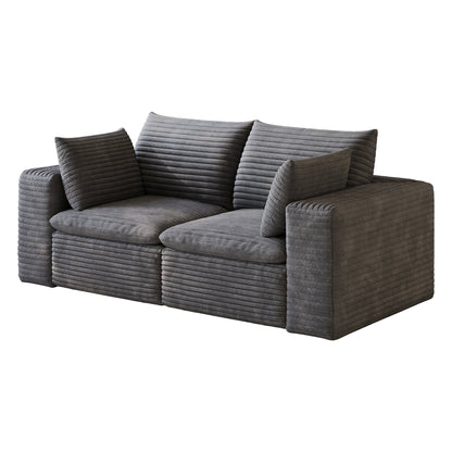 Cloud Sofa in Corduroy and Modular Fabric