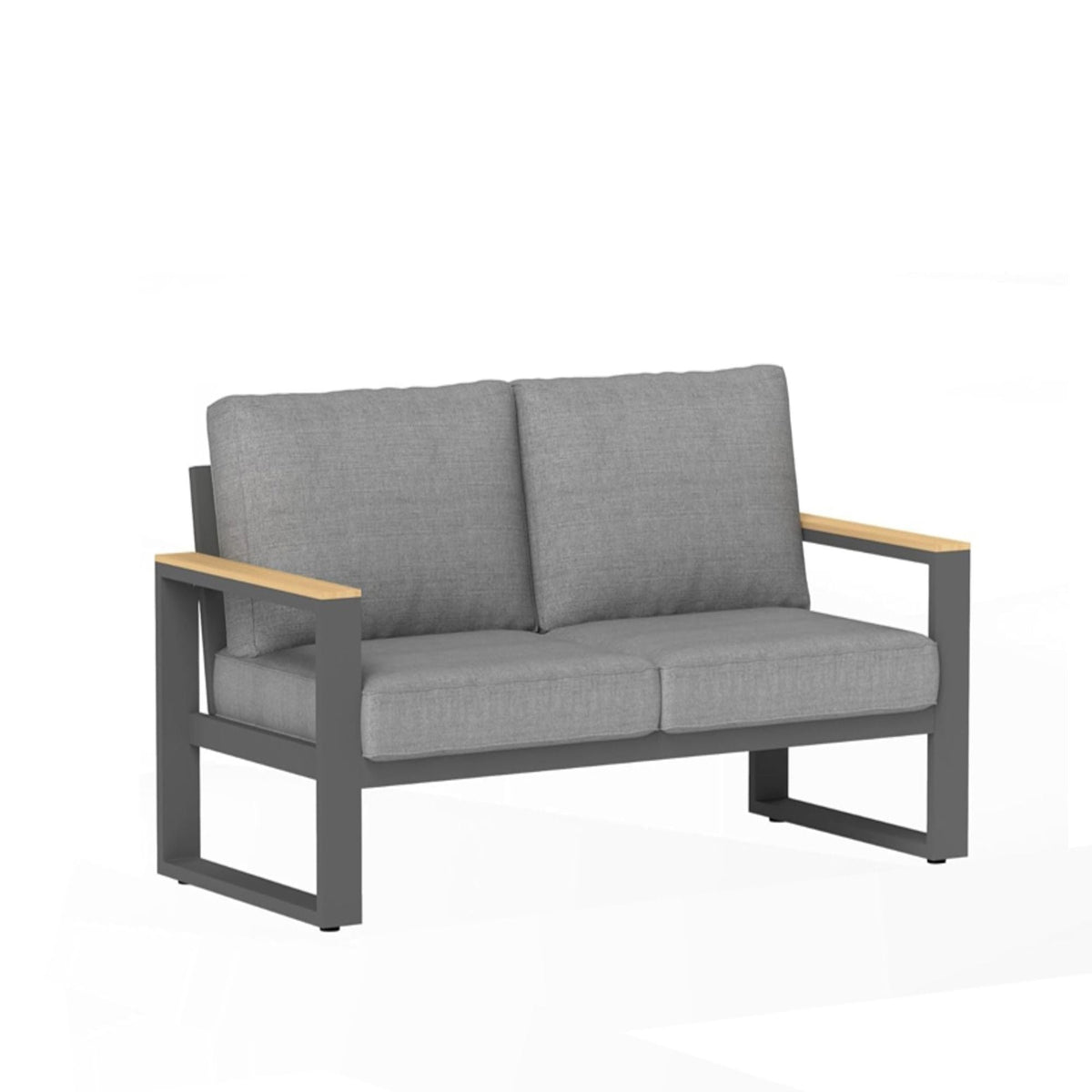 All Weather Outdoor Loveseat and Thick Cushions