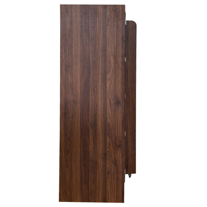 Walnut Buffet And Sideboard Storage Cabinet