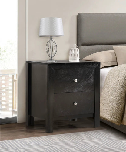 Charming Nightstand with Drawers, Modern Wood
