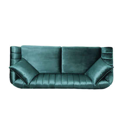 Contemporary Three Seater Sofa with Button Stitch