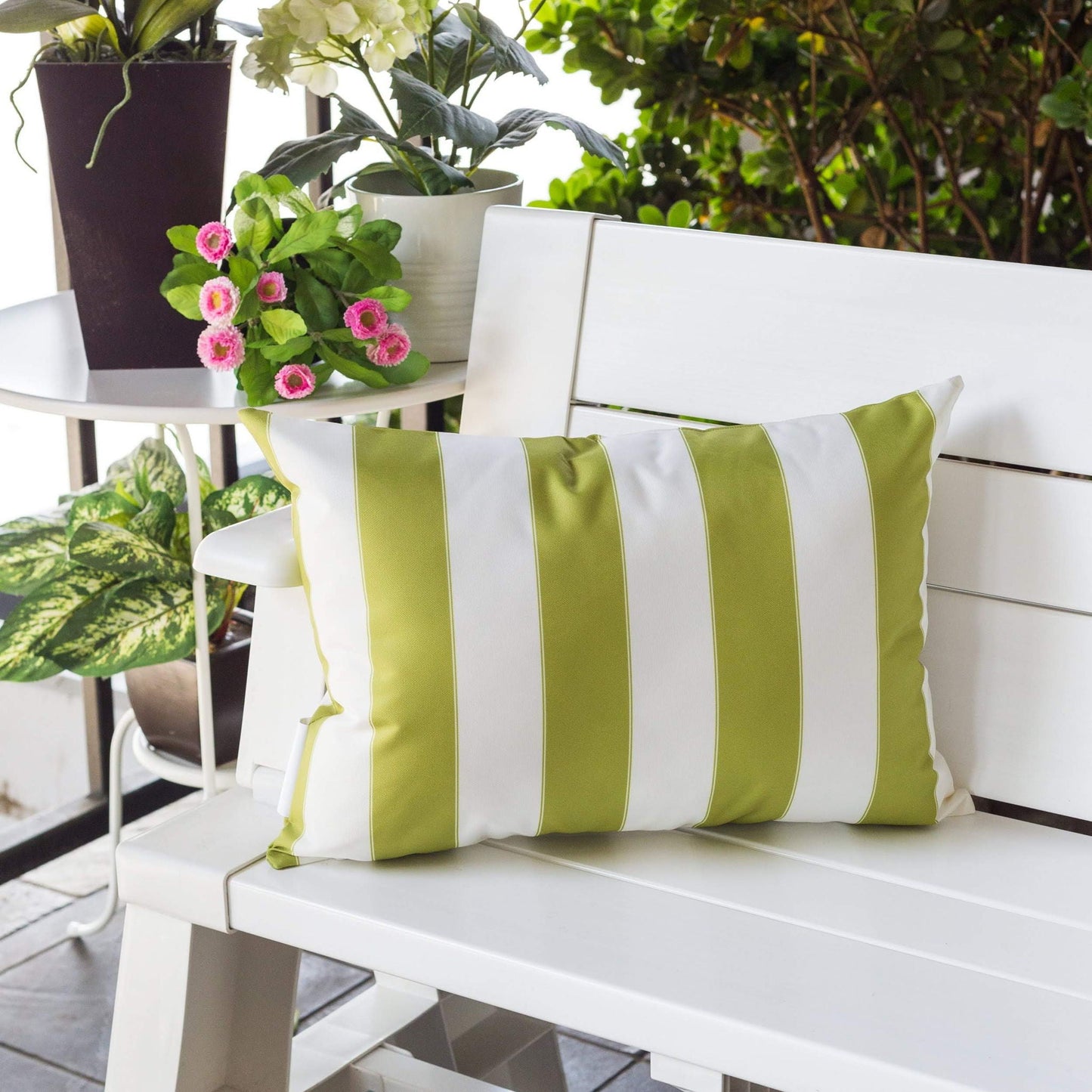 Horizon Stripe Pillow For Indoor And Outdoor Use