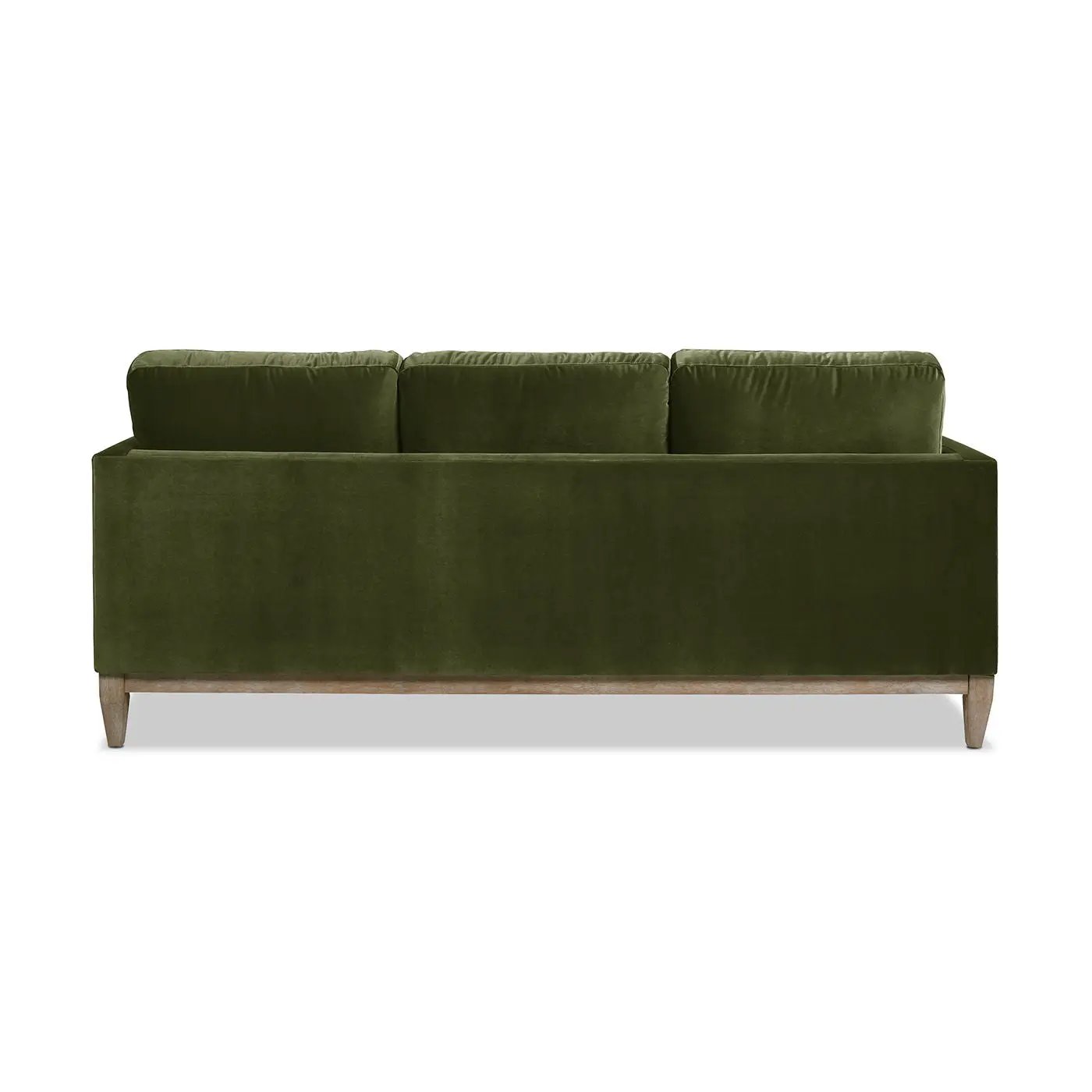Knox Modern Farmhouse Sofa green velvet stationary sofa by Unique Piece Furniture on Tampa Home & Garden Store