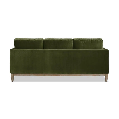Knox Modern Farmhouse Sofa green velvet stationary sofa by Unique Piece Furniture on Tampa Home & Garden Store
