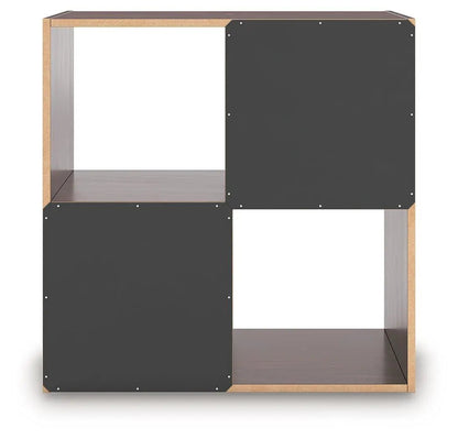 Glosmount Cube Organizer modular unit dark grey panels and wood frame Unique Piece Furniture on Tampa Home & Garden Store