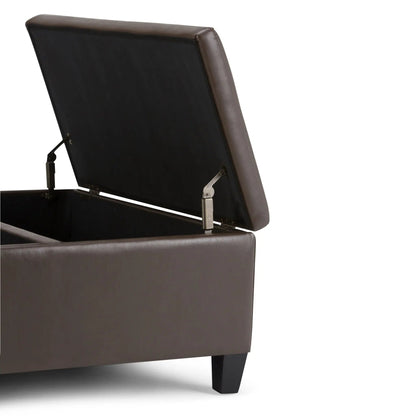 Ellis Coffee Table Storage Ottoman Contemporary