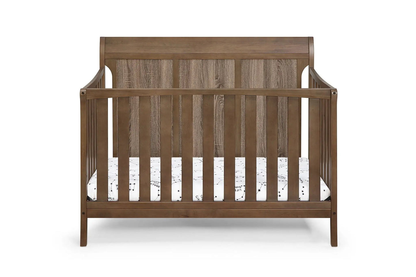Shailee 4-in-1 Convertible Crib by Unique Piece Furniture in brown wood on Tampa Home & Garden Store