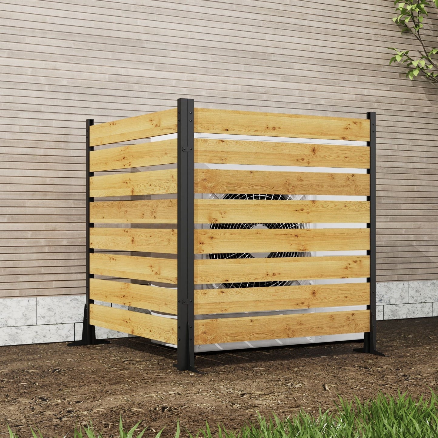 Cedar Wood Outdoor Privacy Screen for Pool