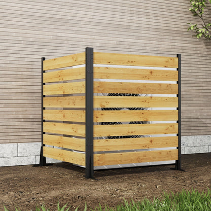 Cedar Wood Outdoor Privacy Screen for Pool