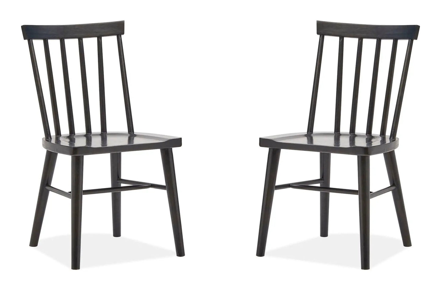 Lindon Dark Dining Side Chair Set of 2 Dark Brown