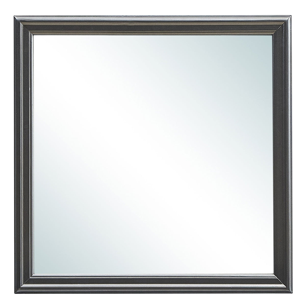 Traditional wall mirror with wood veneer frame in dark finish by HouseOfZazla on Tampa Home & Garden Store