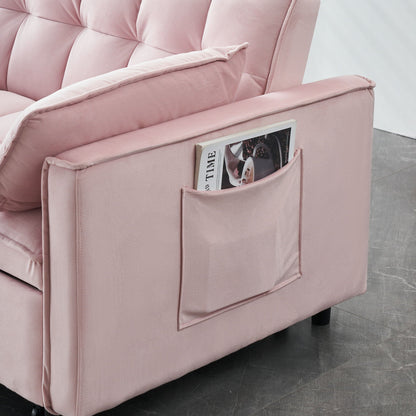 Large 3 In 1 Sofa Bed and Velvet Living Room