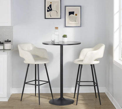 Margarite Contemporary Barstool Set of 2