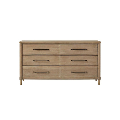 6 Drawer Dresser In Sand With Cedar Lined Bottom