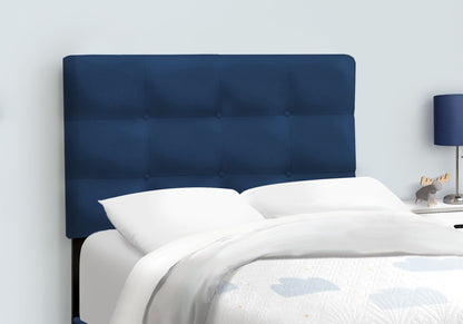 Transitional Upholstered Bed Frame and Headboard