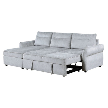 Montana Sofabed With Storage gray stationary sectional back cushions Unique Piece Furniture on Tampa Home & Garden Store