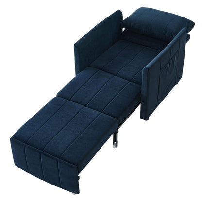 Convertible Sleeper Sofa and Storage Pockets