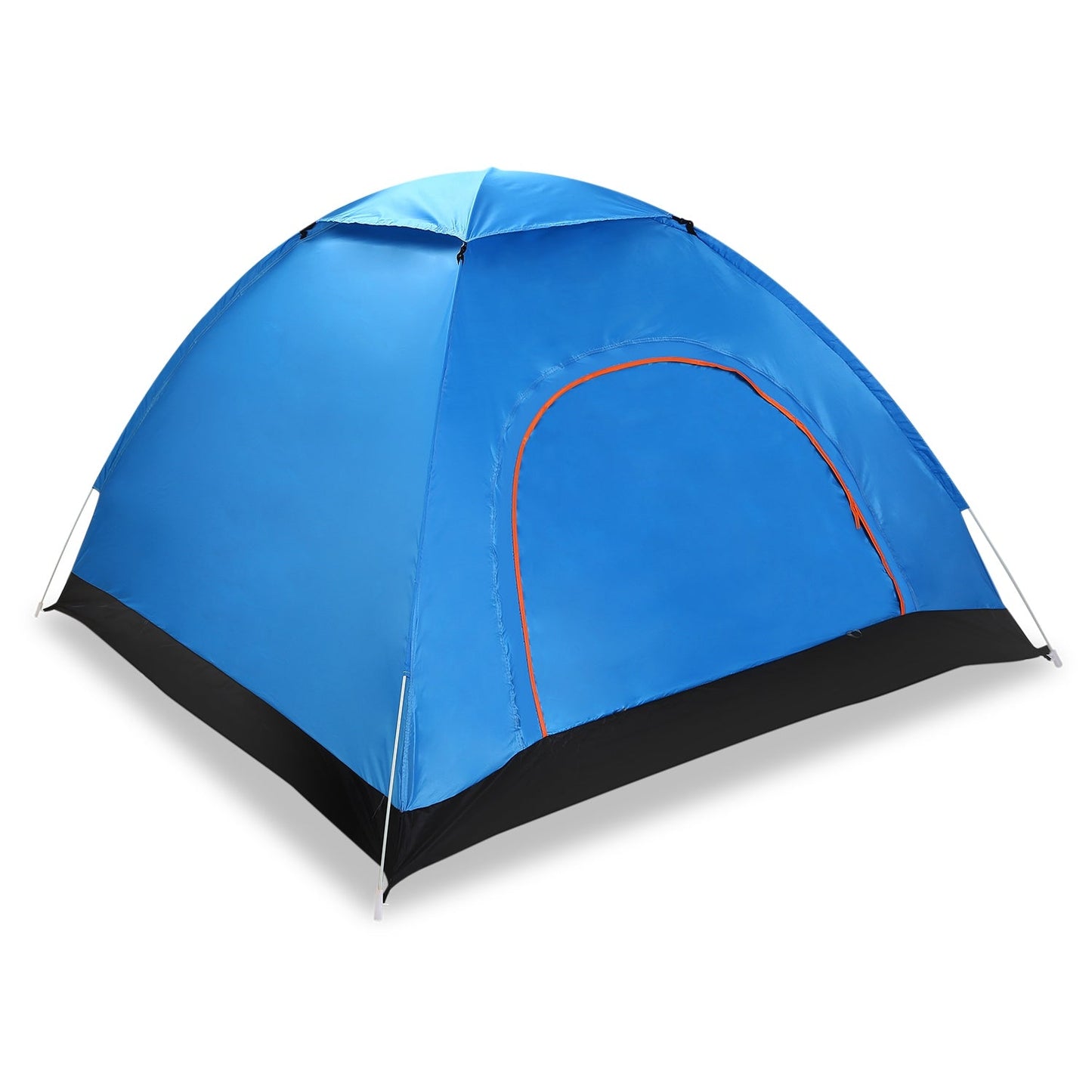 GemGear 4-person pop-up camping tent, blue waterproof dome with two mosquito net doors on Tampa Home & Garden Store