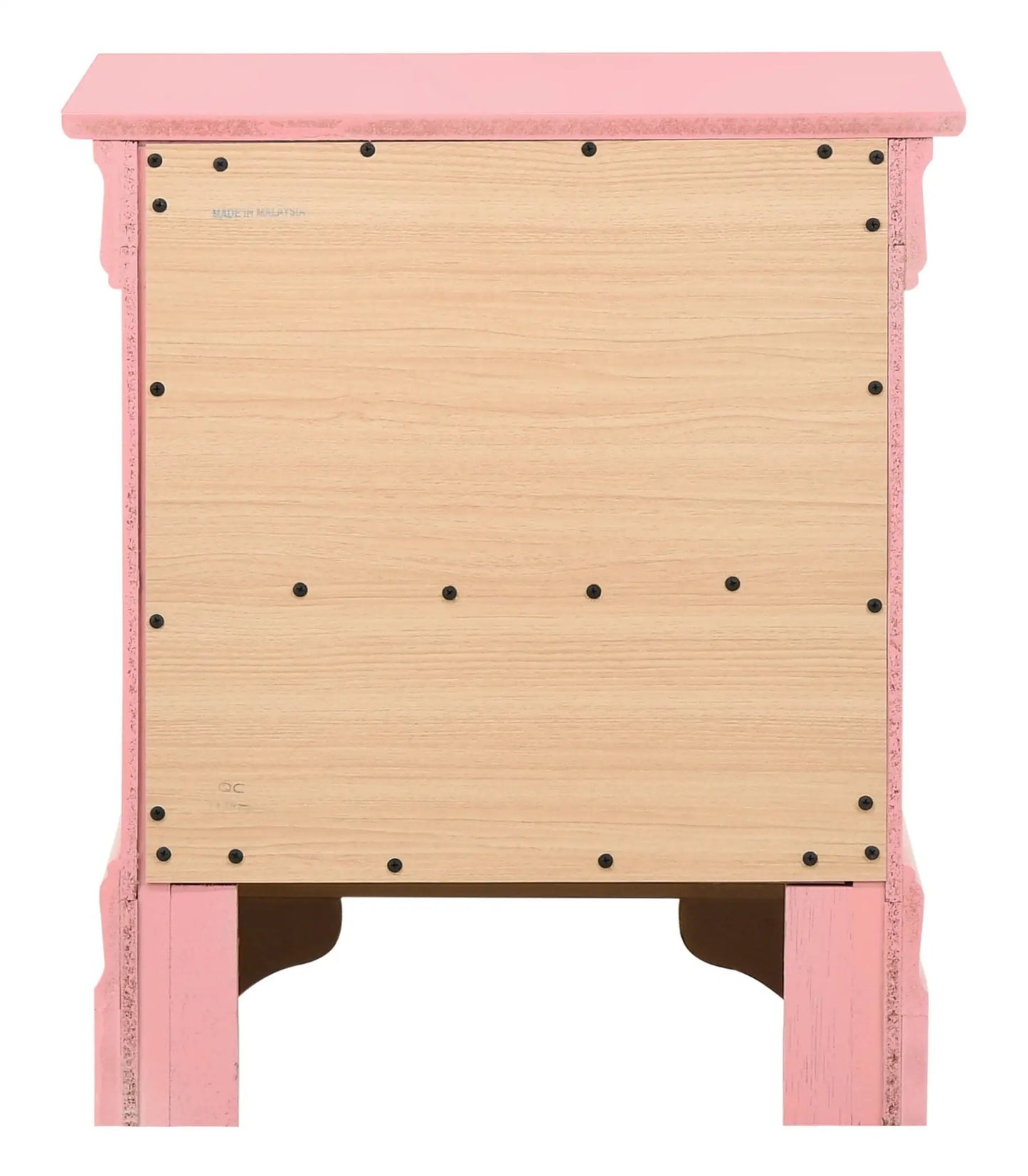 Traditional Nightstand Carved Bases and Curves