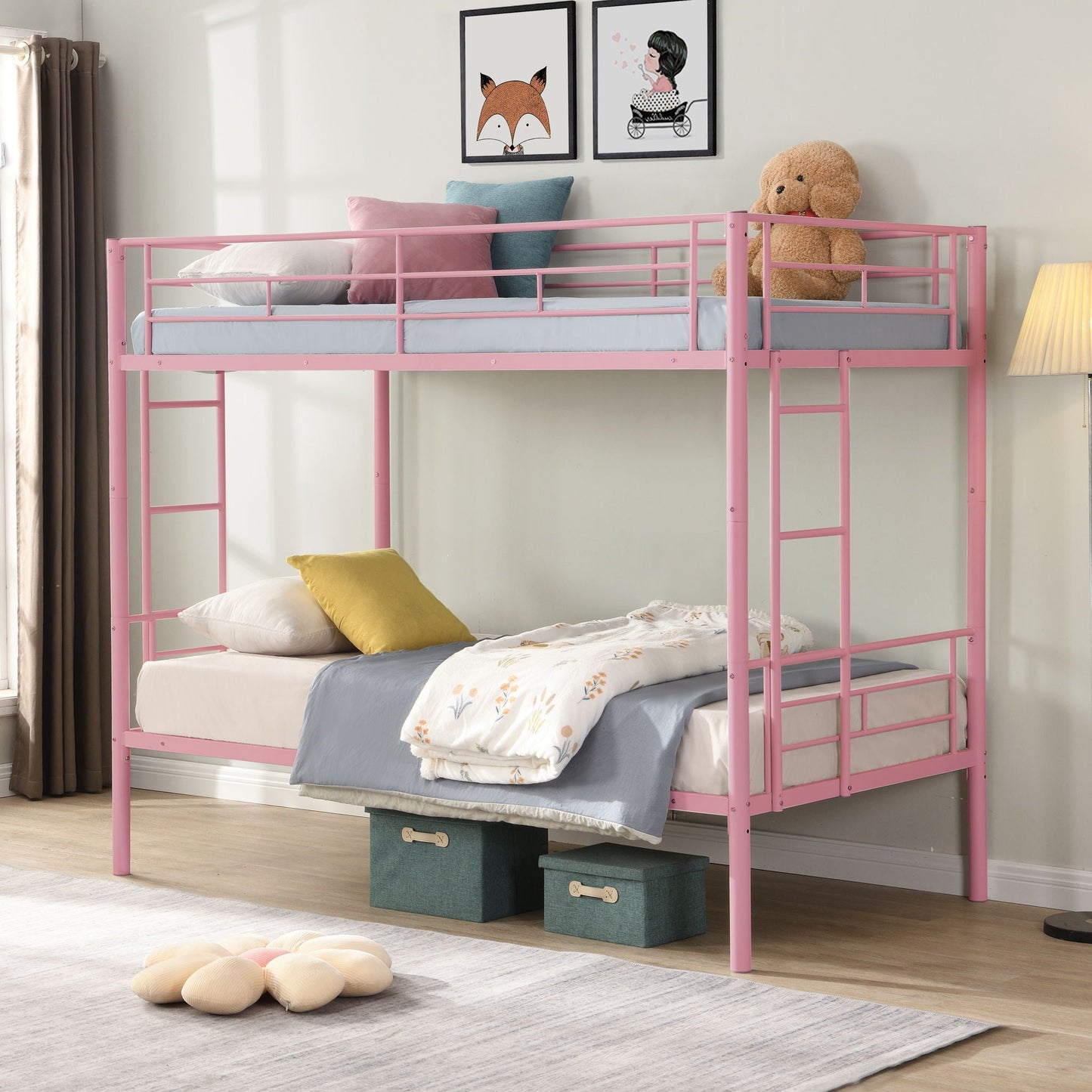 Modern and Space Saving Steel Bunk Bed Frames