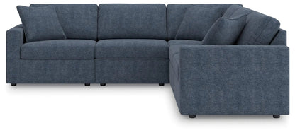 Modmax Sectional Ink blue fabric sofa with chaise by Unique Piece Furniture on Tampa Home & Garden Store