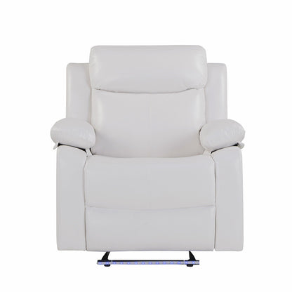 Blanche Glider Recliner With Led And Pillow Arms