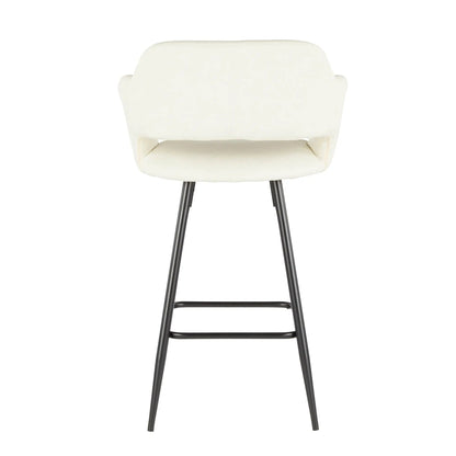 Margarite Contemporary Counter Stool Set of Two